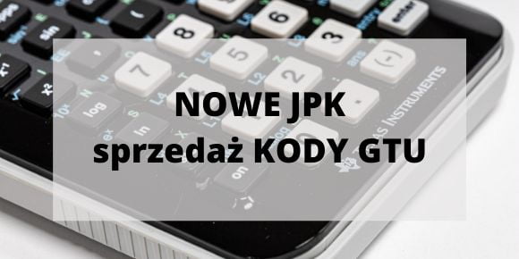 NOWE JPK sprzedaż KODY GTU